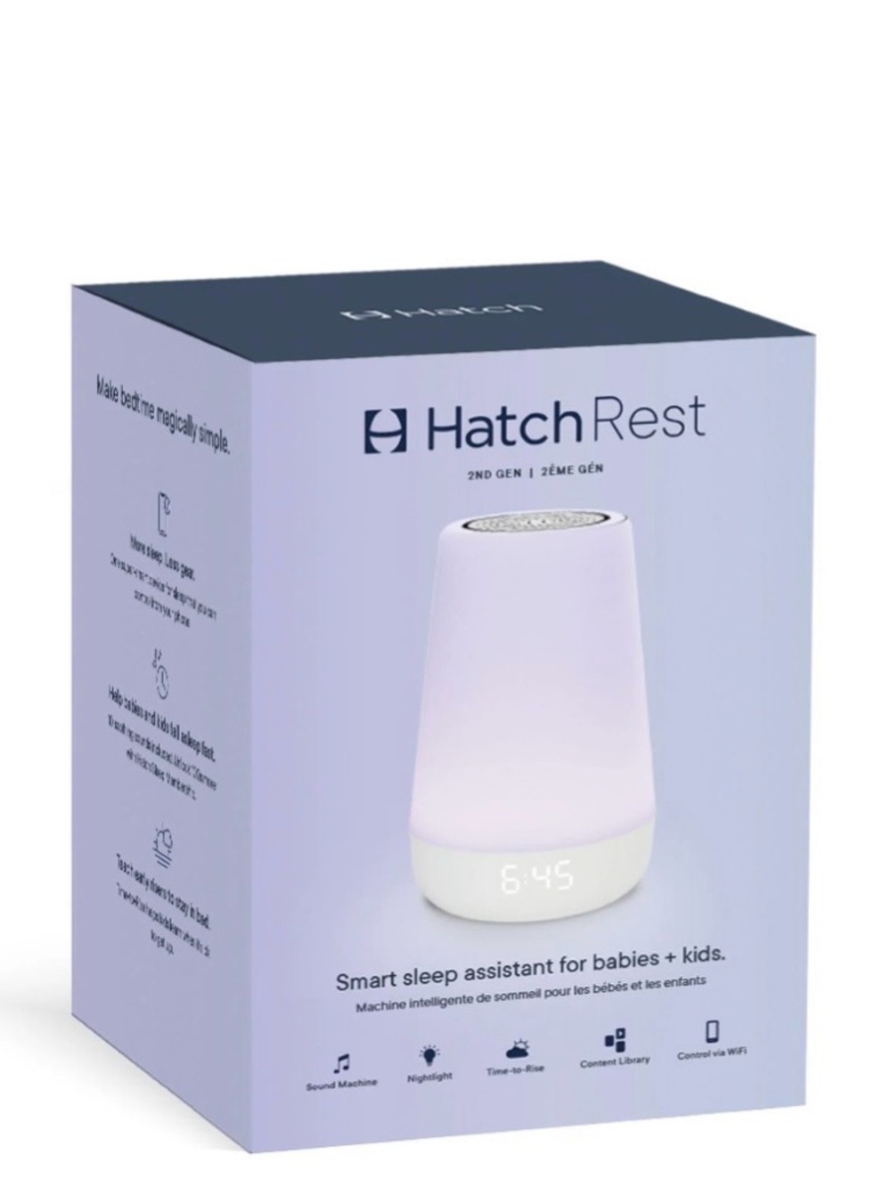 Hatch Rest 2nd Gen Nightlight and Sound Machine - New in Sealed Box